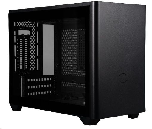 Obrázek Cooler Master case MasterBox NR200P, mini-ITX, mini-DTX, černá, bez zdroje