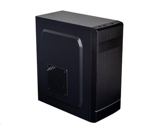 Obrázek EUROCASE skříň ML X301 EVO black, micro tower, 1x USB 3.0, 2x USB 2.0, bez zdroje