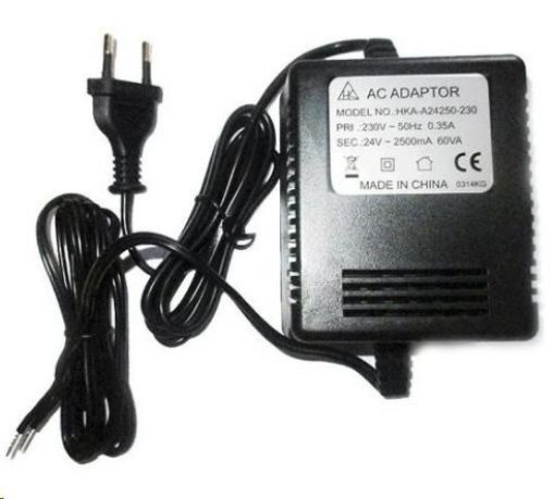 Obrázek Napájecí adaptér HKA-A24250-230, AC24V/2.5A, Europe standard plug