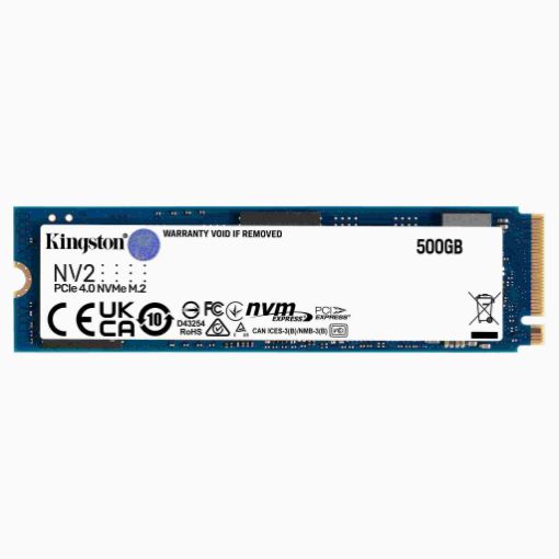 Obrázek Kingston SSD 500GB NV2 M.2 2280 NVMe™ PCIe Gen (R: 3500MB/s; W: 2100MB/s)