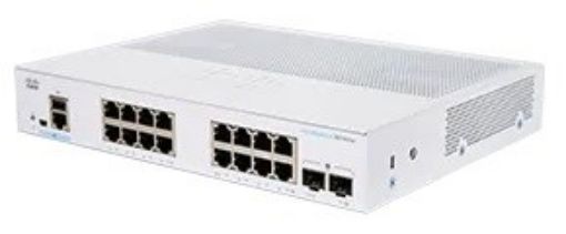 Obrázek Cisco switch CBS350-16T-E-2G-UK, 16xGbE RJ45, 2xSFP, fanless - REFRESH