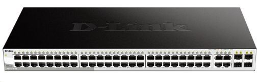 Obrázek D-Link DGS-1210-48 52-port Gigabit Smart Switch, 48x GbE, 4x RJ45/SFP, fanless