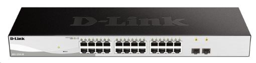 Obrázek D-Link DGS-1210-26 26-port Gigabit Smart+ Switch, 24x GbE, 2x SFP, fanless