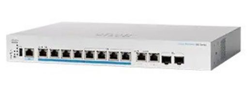 Obrázek Cisco switch CBS350-8MP-2X-UK, 8x2.5GbE, 2x10GbE RJ45/SFP+, 240W - REFRESH