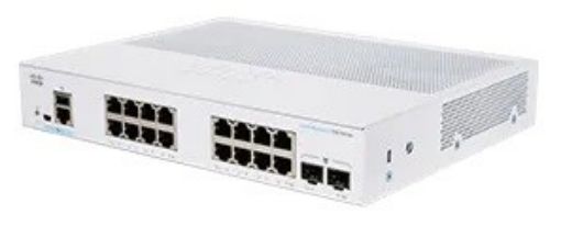 Obrázek Cisco switch CBS250-16T-2G, 16xGbE RJ45, 2xSFP, fanless - REFRESH