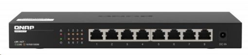 Obrázek QNAP switch QSW-1108-8T (8x2,5GbE, 18W, DC)