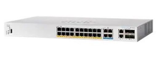 Obrázek Cisco switch CBS350-24MGP-4X-EU, 20xGbE + 4x2.5GbE, 2x10GbE RJ45/SFP+, 375W, PoE