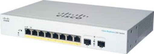 Obrázek Cisco switch CBS220-8P-E-2G (8xGbE,2xSFP,8xPoE+,65W,fanless)