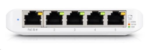 Obrázek UBNT UniFi Switch USW-Flex-Mini-3, 3-pack  [5xGigabit, 1xPoE In]